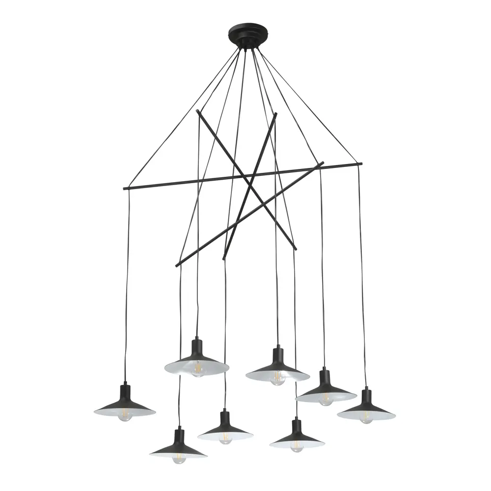 Vitaluce Пикассо — потолочная люстра с матовыми стеклянными плафонами 86664703 STLM-0070629 - Вид №2