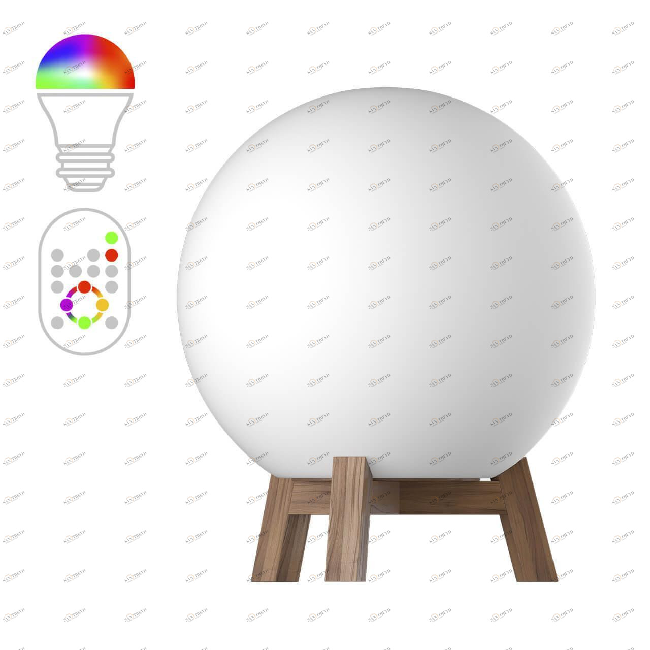 Напольно-настольный светильник m3light Wood 10722543 M3LIGHT ИНТЕРЬЕРНЫЕ 313741 Бежевый;белый 