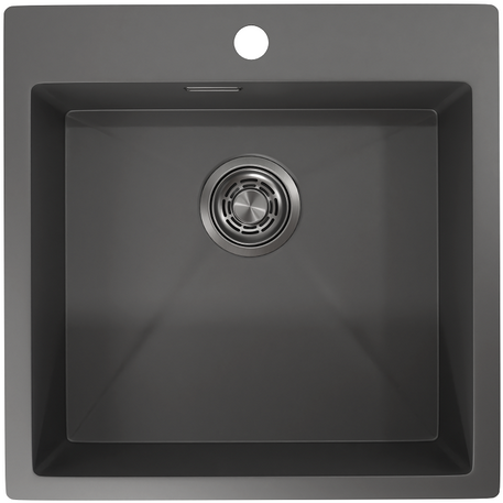 5151, ГРАФИТ МАТОВЫЙ, стальная кухонная мойка