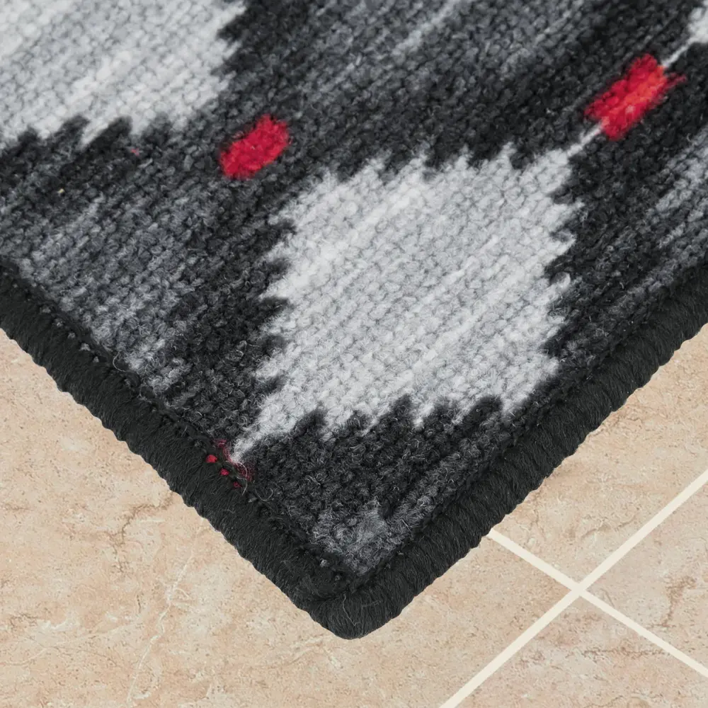 Коврик Стелла 40x60 см полипропилен/резина цвет серый CTIM STLM-2085660 - Вид №1