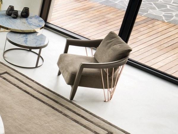 Longhi Кожаное кресло с подлокотниками Loveluxe 2018 – illusion collection X 689 - Вид №5