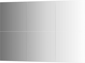 BY 1533 Зеркальная плитка с фацетом 15 mm - комплект 6 шт EVOFORM Refractive