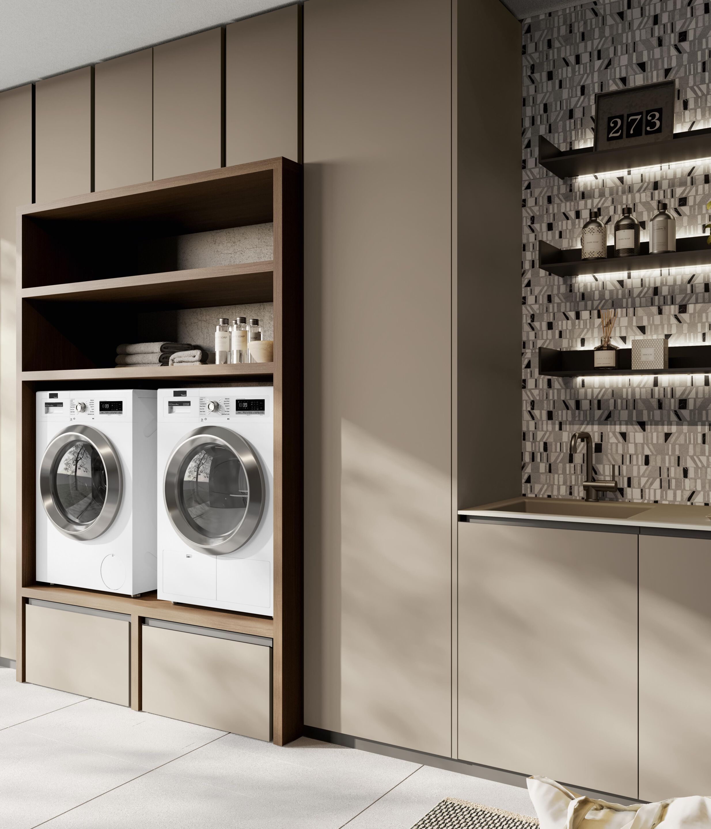 Шкаф для стиральной машины Birex IDROBOX COMP.1 ARCH-00068093 - Вид №1