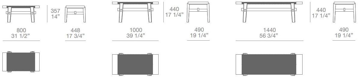 Poliform Деревянная скамья в современном стиле Home hotel sun-id-1424329 - Вид №6