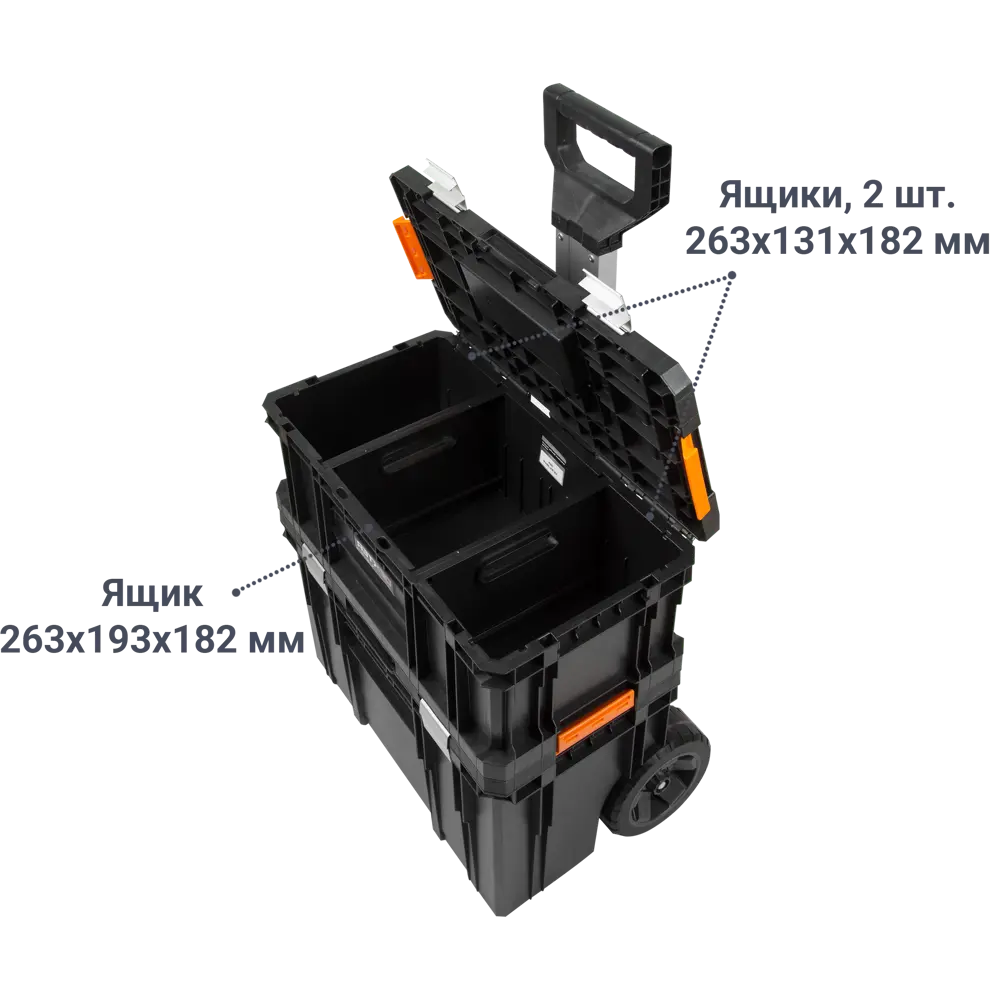 Модульная система для хранения инструмента Dexter Pro, 526x385x690 STLM-2037027 - Вид №2