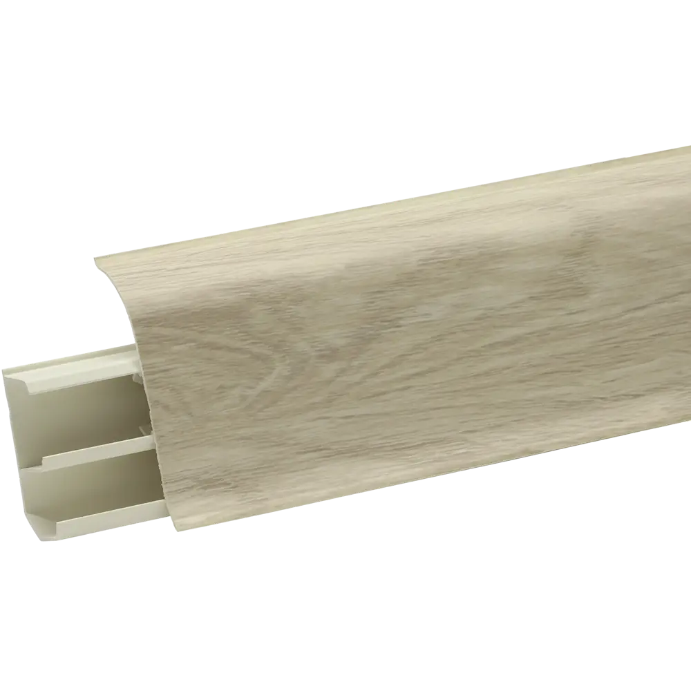 ARTENS Плинтус напольный ПВХ Монако с кабель-каналом 83410247 STLM-0041079