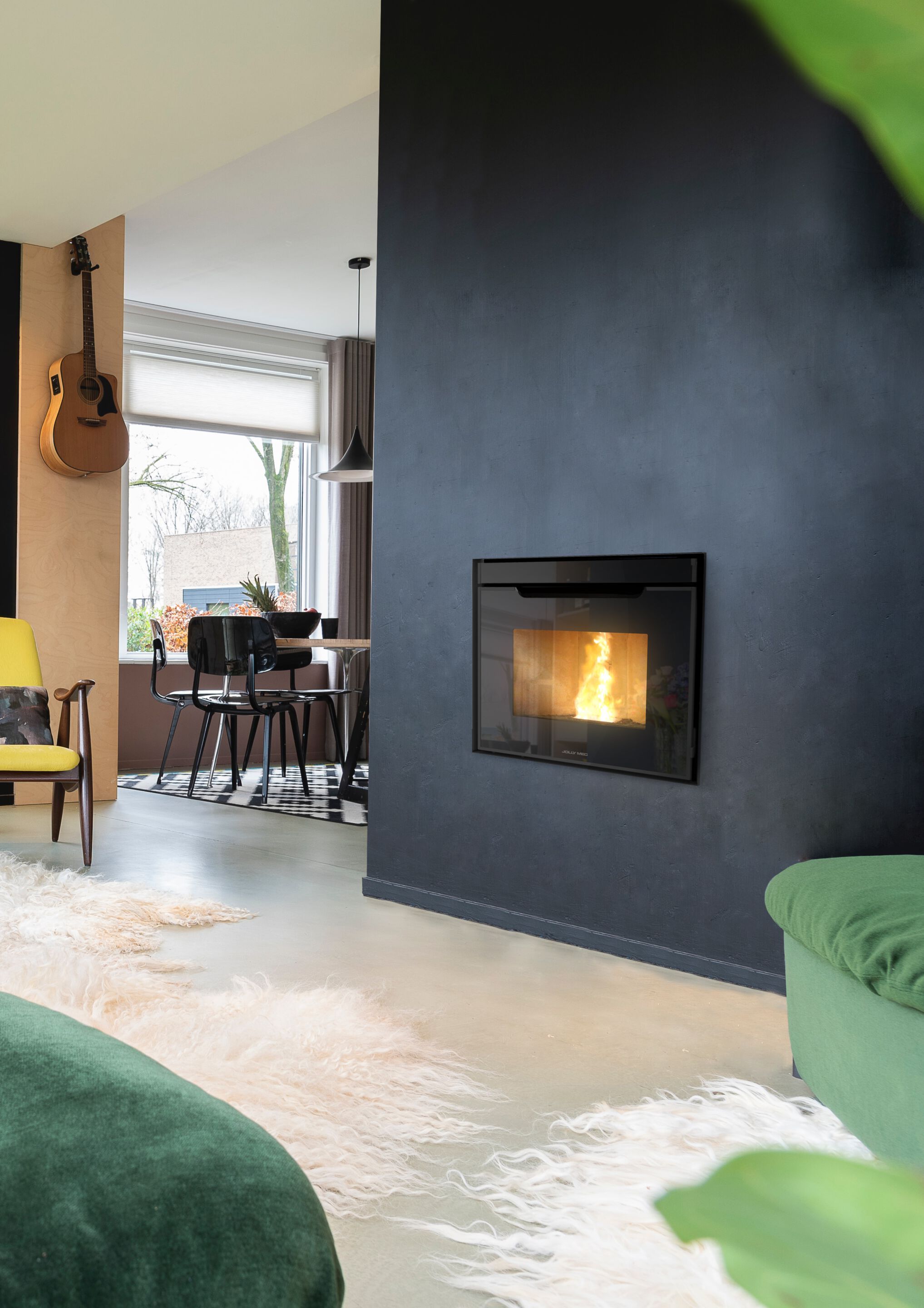 Вставка для камина на пеллетах класса A+ Jolly Mec воздушные системы ARCH-00079849 - Вид №1