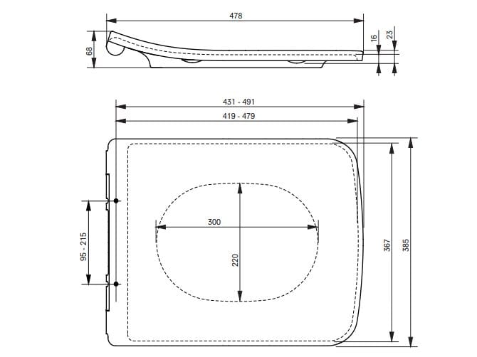 Мягкое керамическое сиденье для унитаза TOTO SP ARCH-00001627 - Вид №2