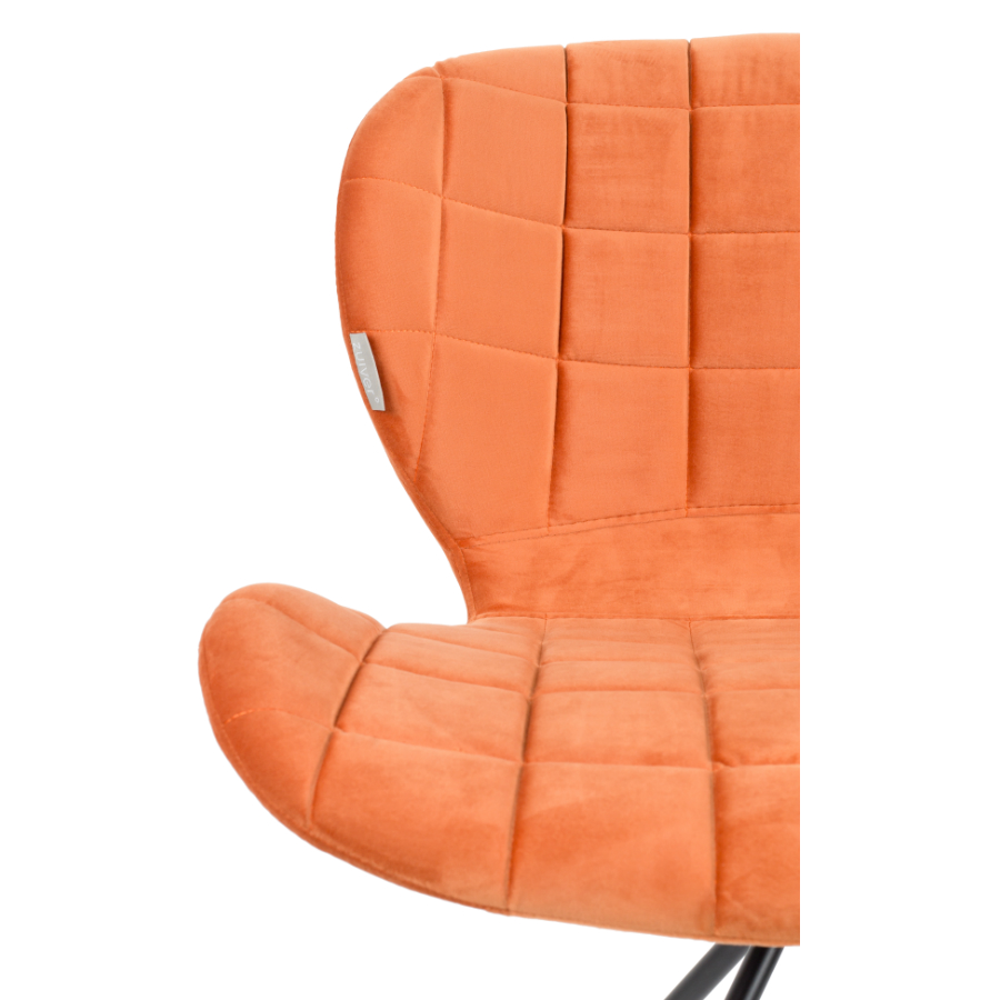 Стул OMG Velvet оранжевый Zuiver 1100367 - Вид №7