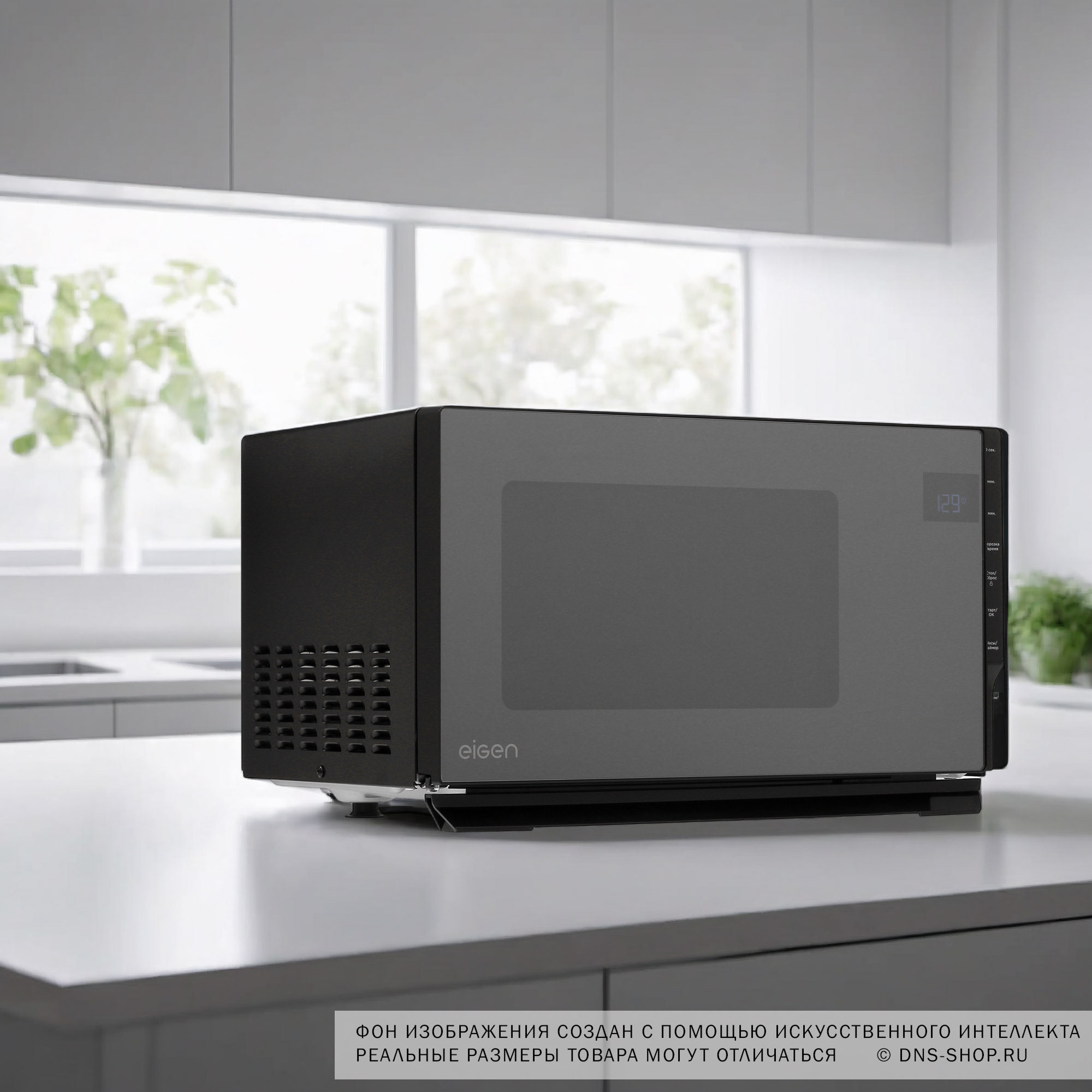 5426900 Микроволновая печь Eigen MW-FBE900I зеркальный, черный STDN-0129987 - Вид №11