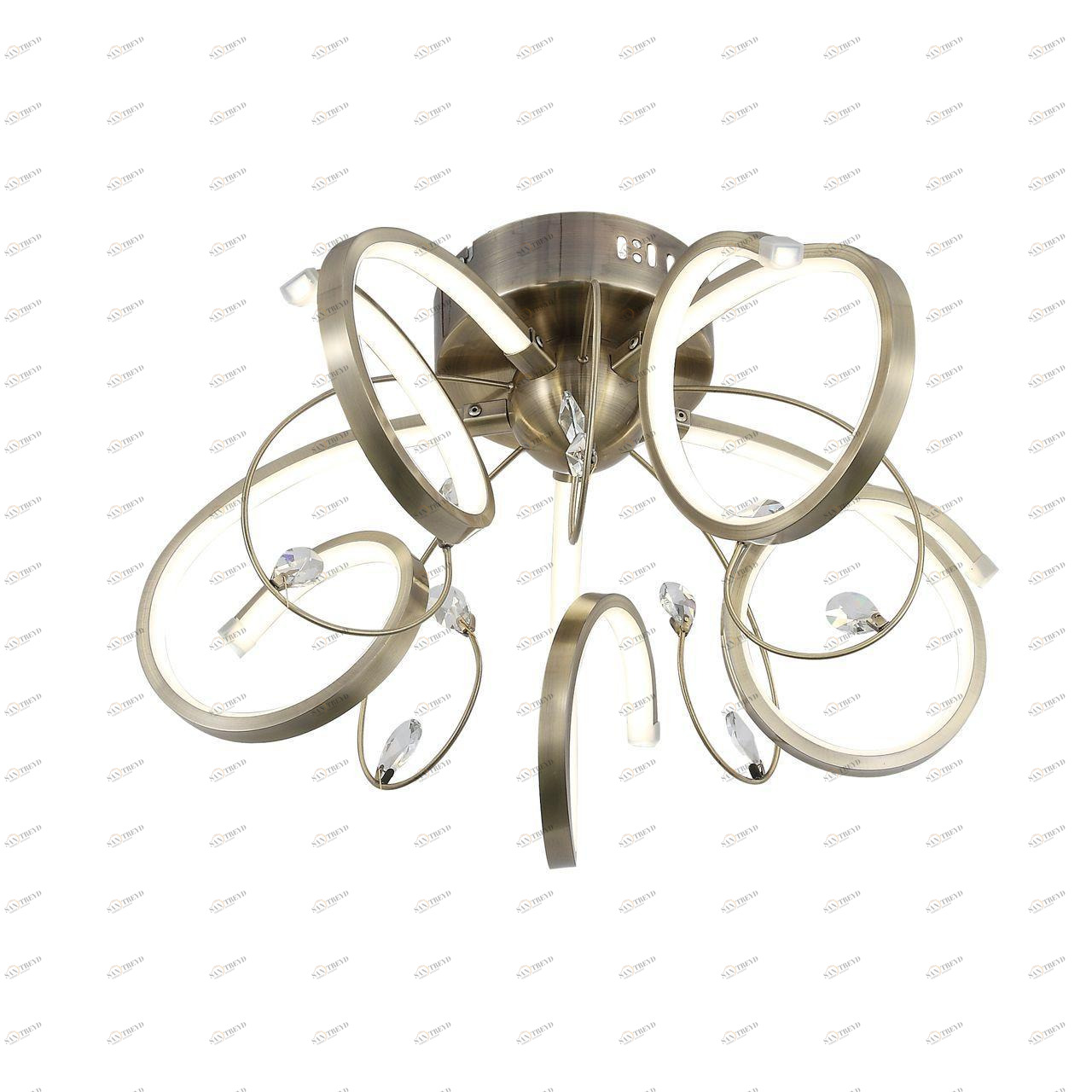 Потолочная светодиодная люстра ST Luce Mieleno SL399.302.05 ST LUCE MIELENO 279275 Бронза 