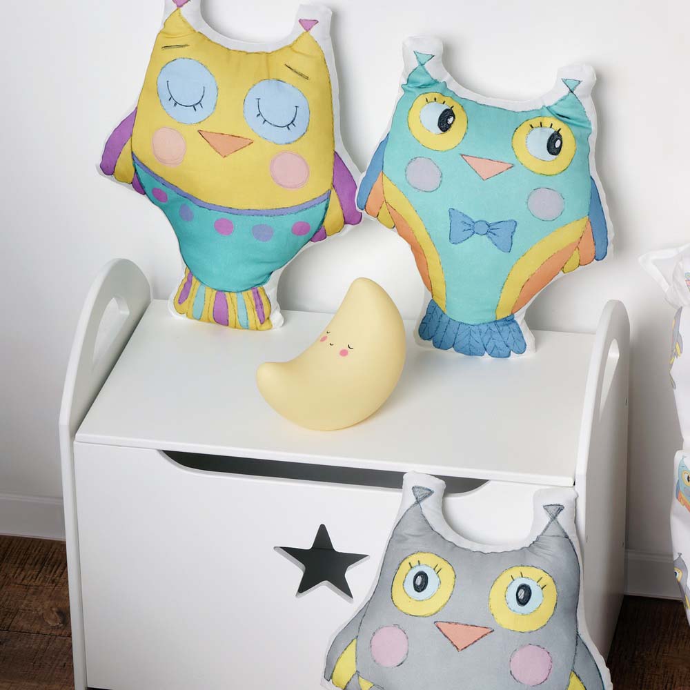 Подушка-игрушка "Бирюзовая сова" VAMVIGVAM  281976 Голубой Santreyd  - Вид №1