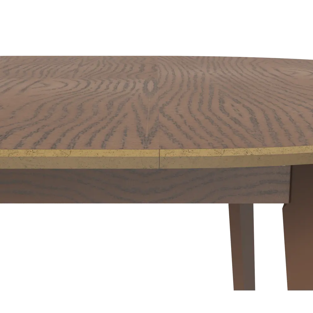 Стол обеденный Монреаль Т1 раскладной 100-130x77x100 см круг МДФ цвет орех Santreyd STLM-2181735 - Вид №8