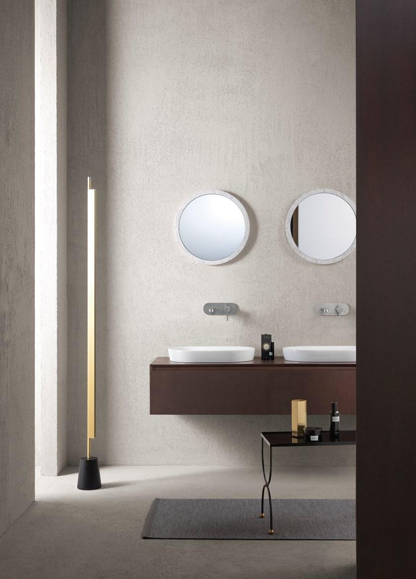 903011 Подвесная раковина настенная овальная GSI ceramica Sand белая - Вид №2