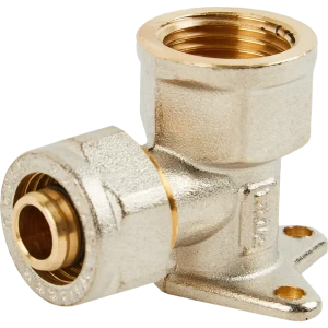 Водорозетка Aquasfera 1/2"x16 мм ВР никелированная латунь 027-8755