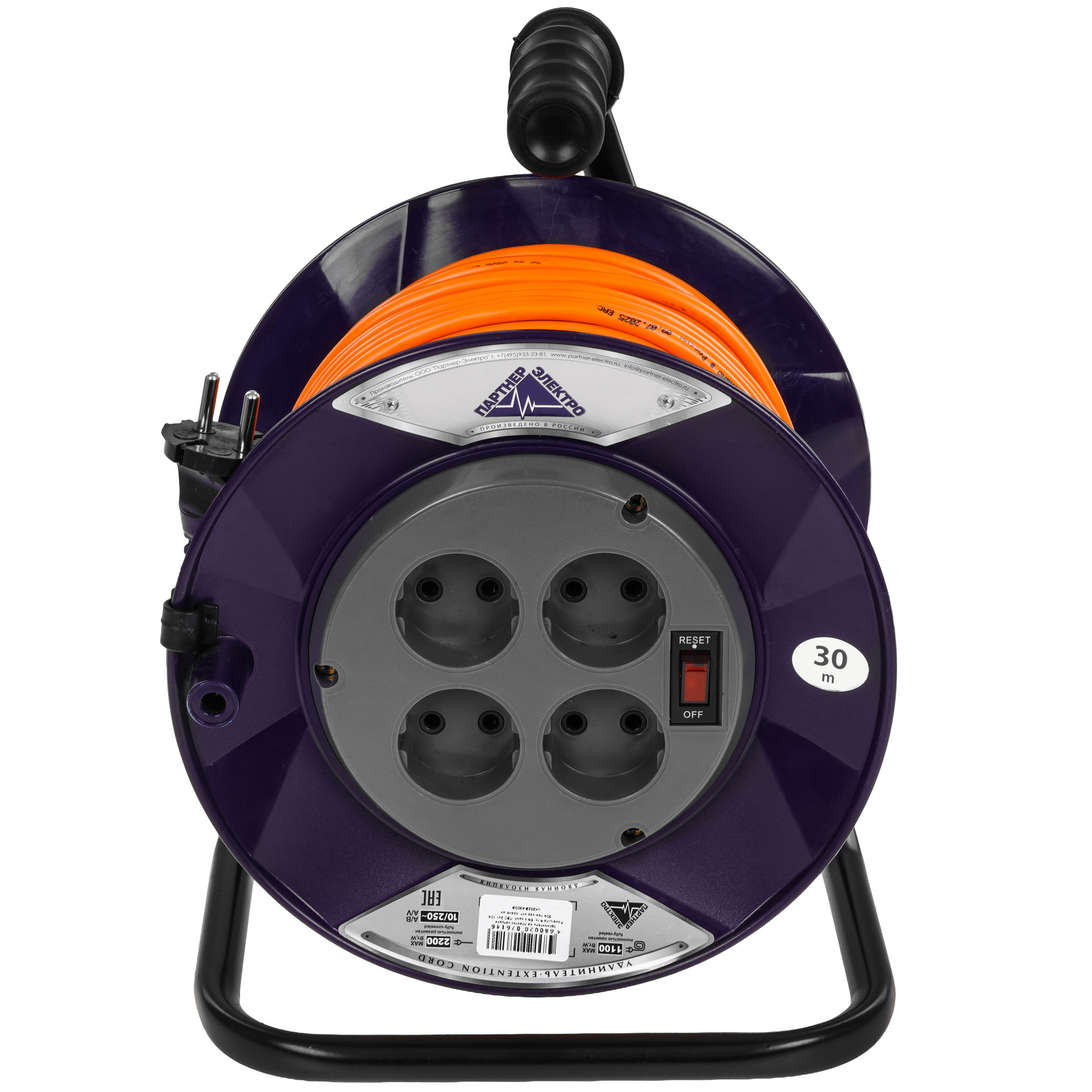 Удлинитель Партнер-электро PowerLine серый 9280522 STDN-0135777 - Вид №1