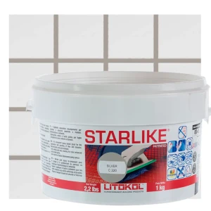 Затирка эпоксидная Litokol Litochrom Starlike C.220 цвет светло-серый 1 кг