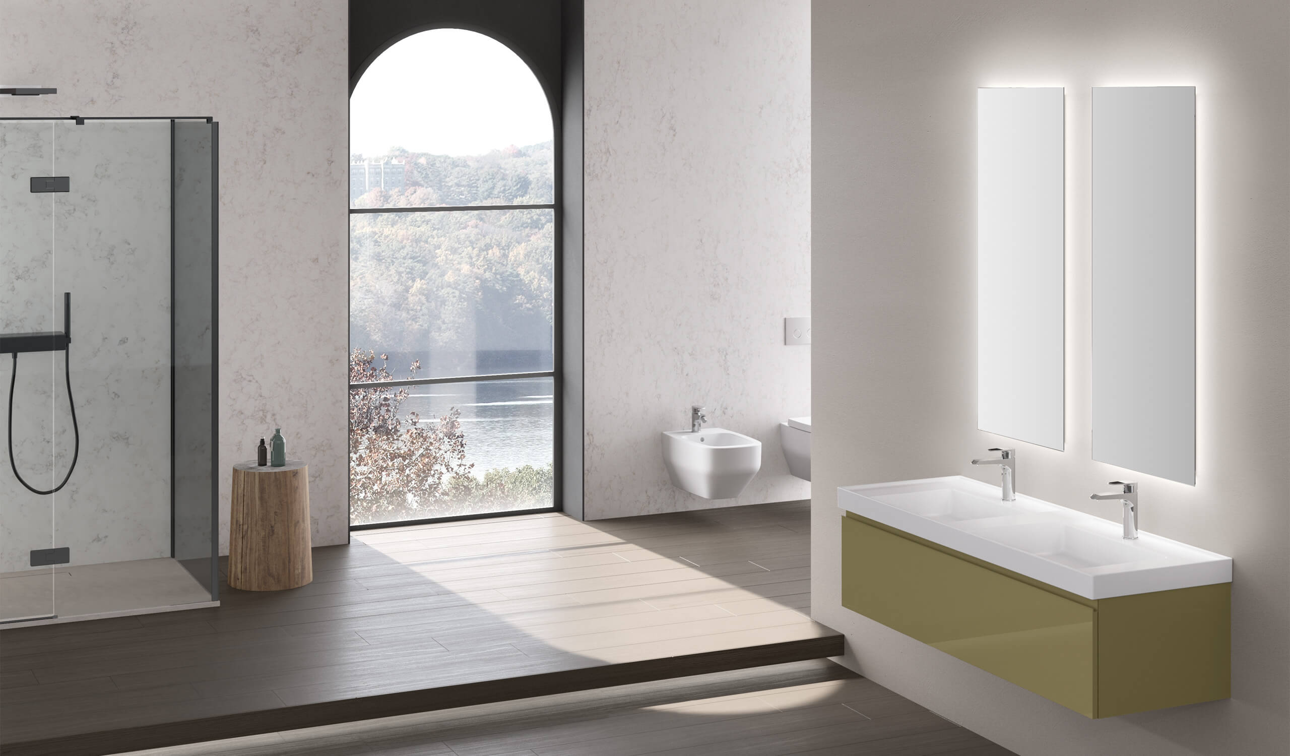 Керамическая двойная раковина Gruppo Geromin Вера ARCH-00022507 - Вид №1