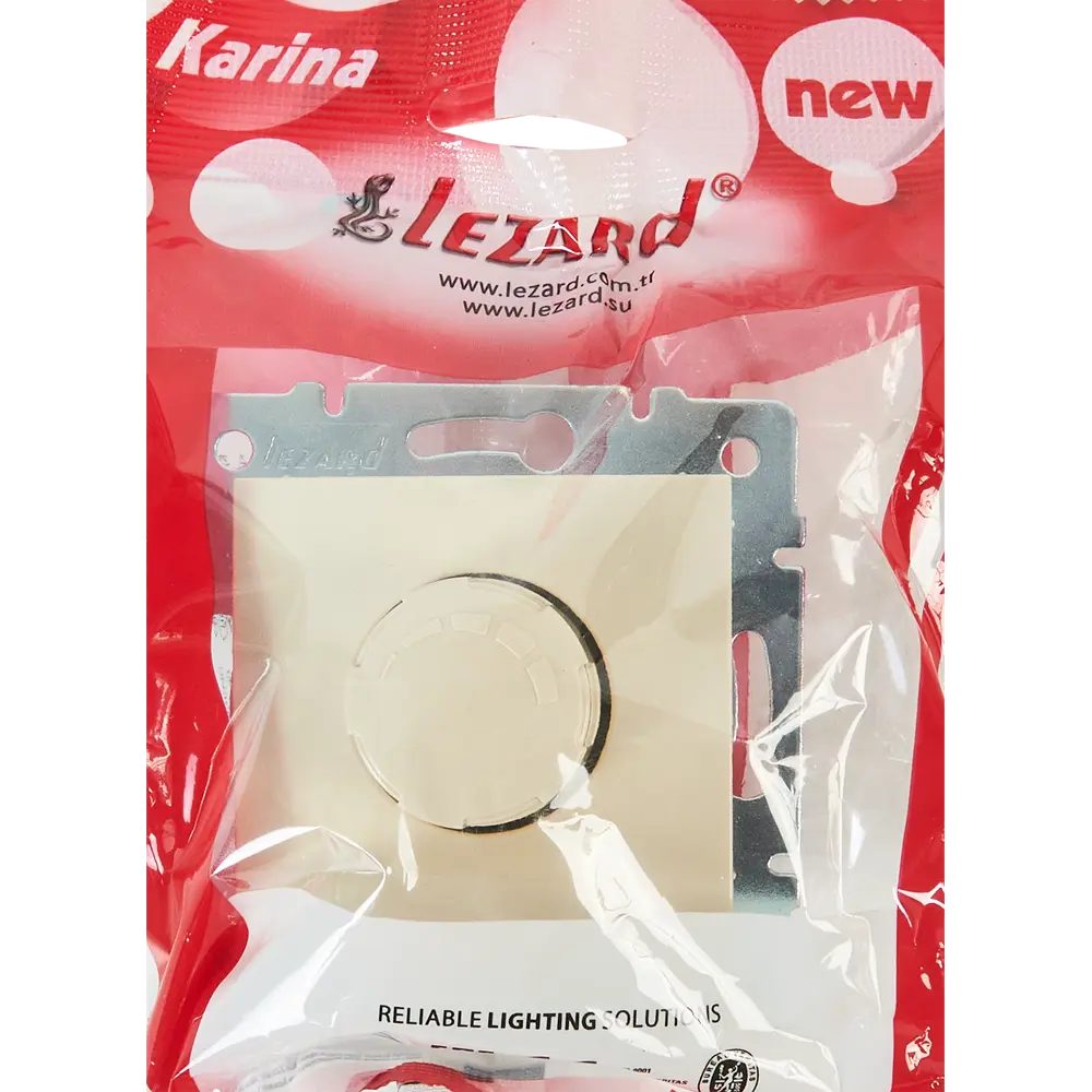 Диммер встраиваемый Lezard Karina 1000 Вт цвет кремовый STLM-2178612 - Вид №4