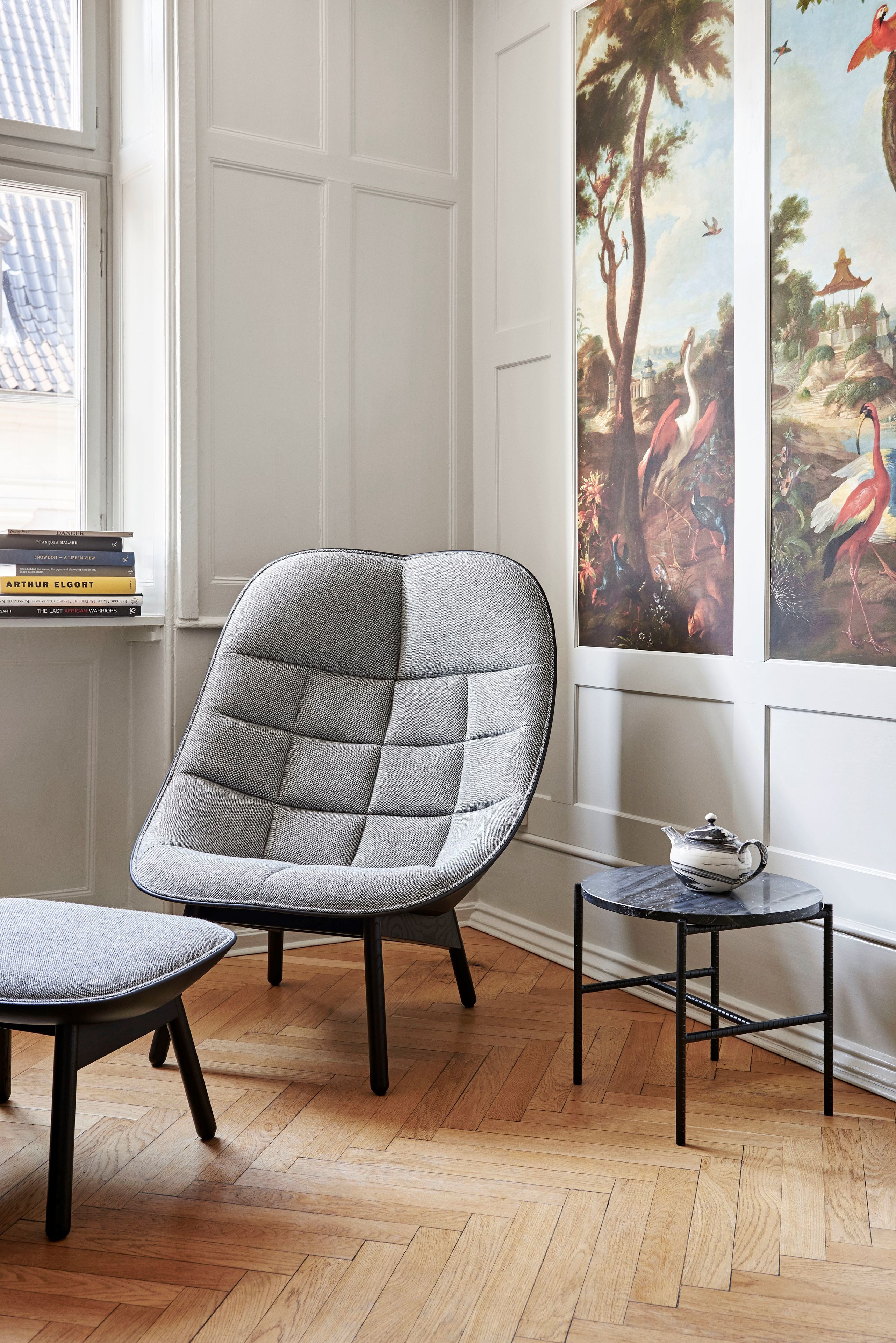 Мраморный круглый журнальный столик Hay арматура ARCH-00125761 - Вид №5