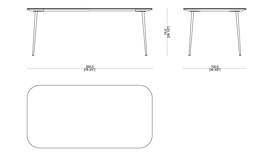 Алюминиевый садовый стол с Витритовым верхом Sicis Filicudi ARCH-00112922 - Вид №7