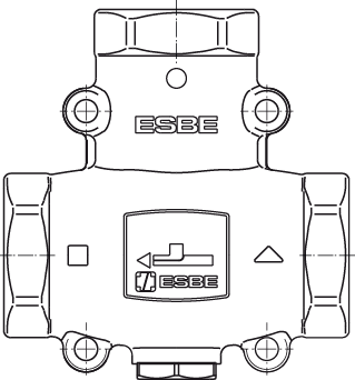 5102 06 00 VTC511Ротационные устройства » Esbe серии VTC500  - Вид №1