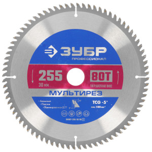 Диск пильный ЗУБР Мультирез 36907-255-30-80_z01 9123079