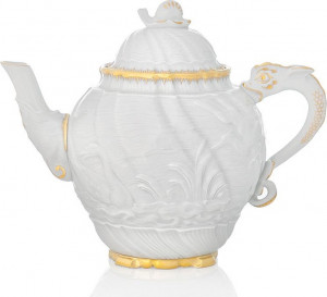 67397 Meissen Чайник 0,65л "Лебединый сервиз" (золотой кант) Фарфор