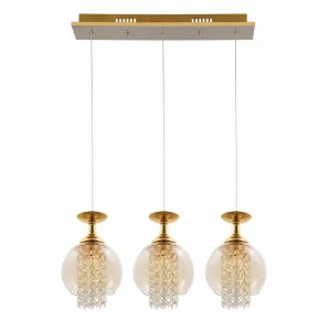 Подвесной светильник Crystal Lux Chik SP Gold CRYSTAL LUX CHIK 071404 Золото;прозрачный