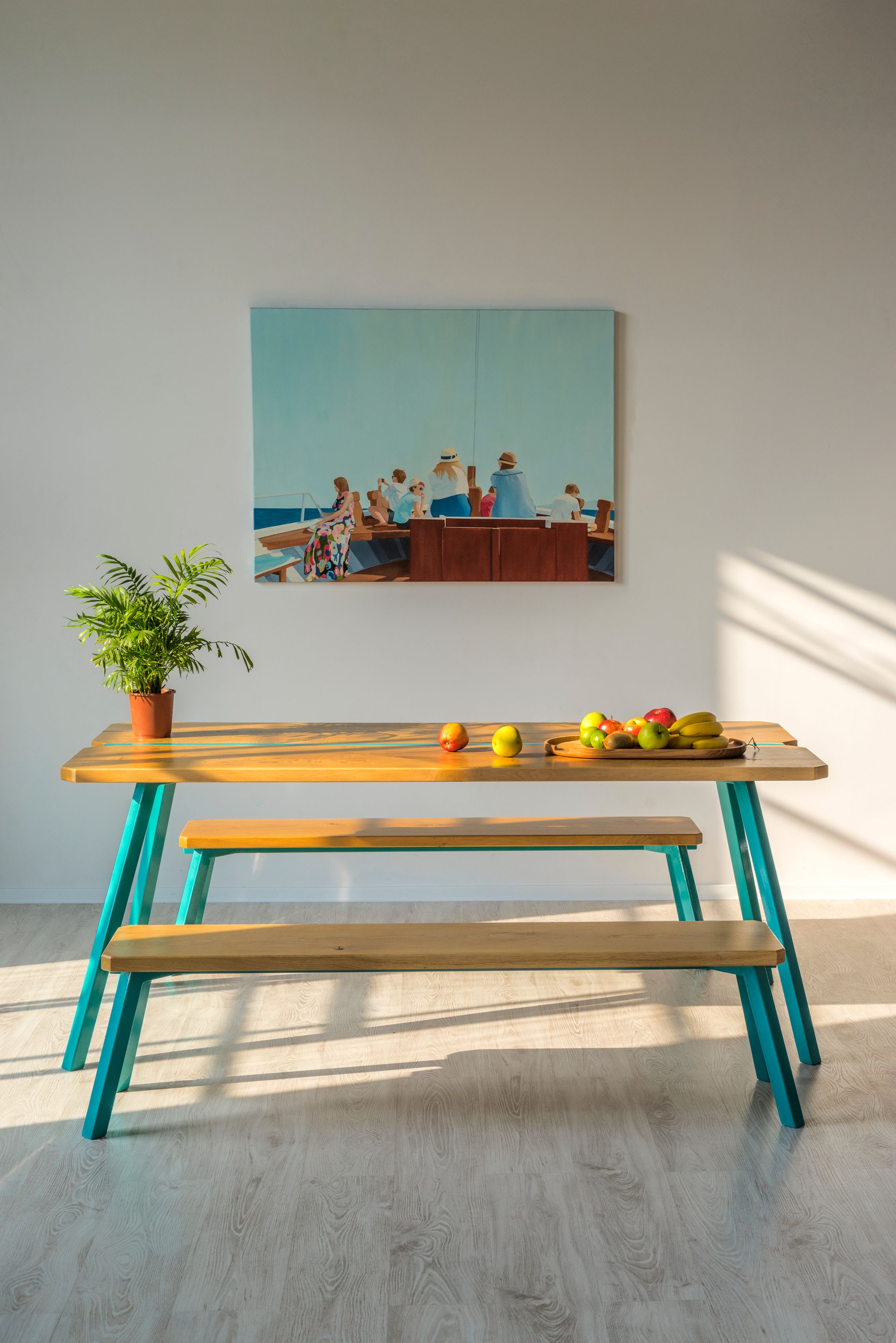 Прямоугольный стол из стали и дерева Askia ARCH-00064581 - Вид №7