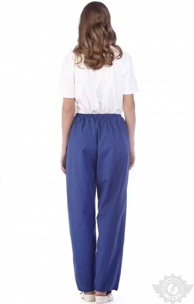 65574 Брюки женские василек  Медицинская одежда  размер 48/158-164 Спецодежда  - Вид №3