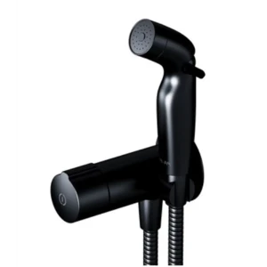 Гигиенический душ AM.PM X-Joy TouchReel F0H85A522, набор со смесителем, цвет черный матовый 89348614 STLM-2110450