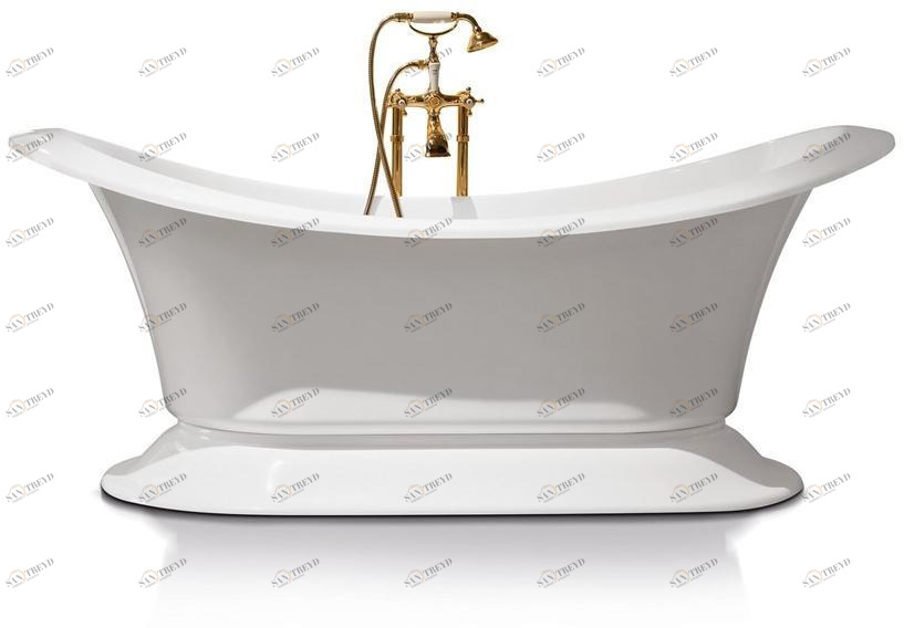 Gruppo Treesse Отдельностоящая овальная ванна Vasche in stile classico sun-id-1459684