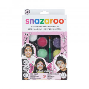 1180104/1172031 Набор грима кисть 8 цв. для девочек Snazaroo