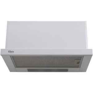 8166174 Вытяжка телескопическая Oasis VT-60W белый/белый