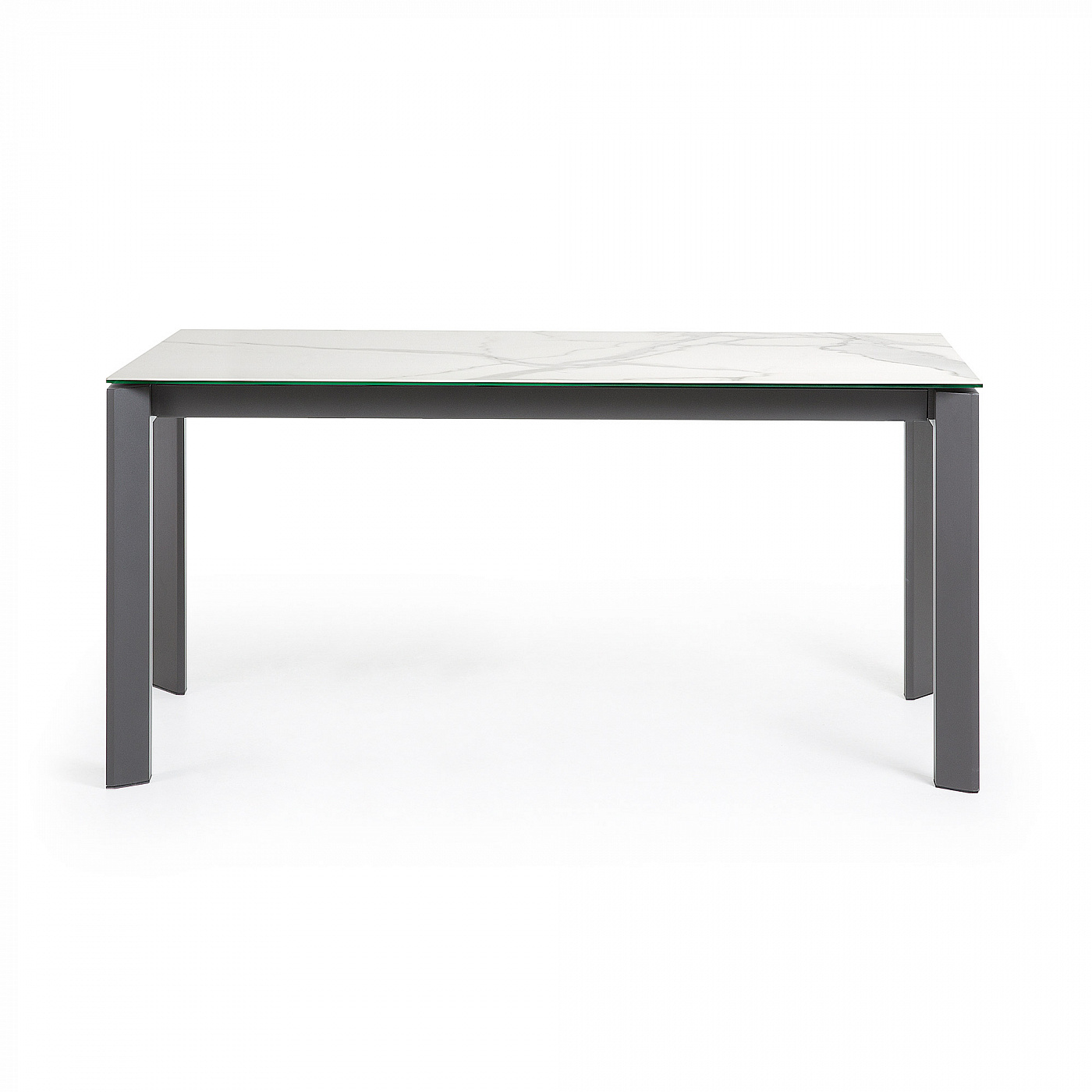 051240 Стол Atta 160 (220) x90 антрацит, керамика La Forma Axis - Вид №3
