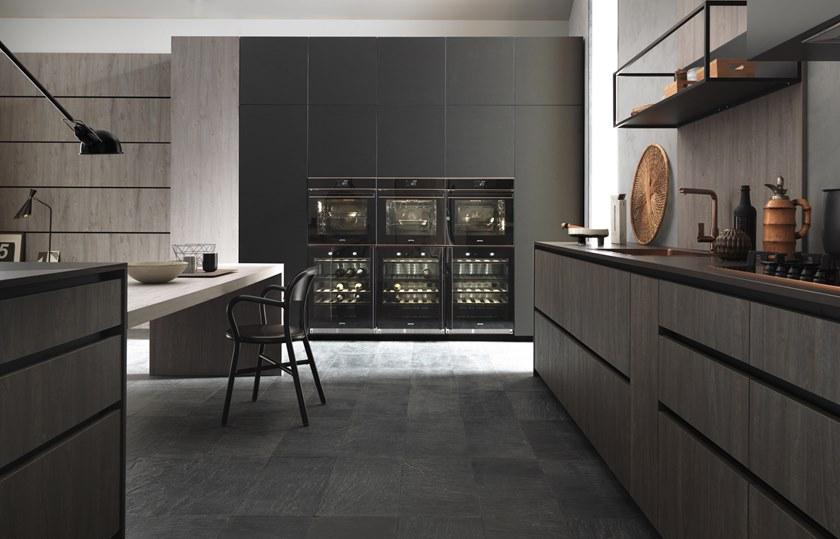 Floritelli Cucine Кухня с полуостровом без ручек Ares sun-id-1432210 - Вид №17