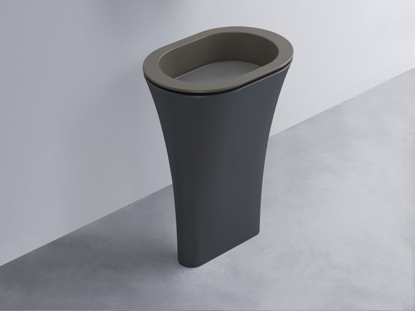 AMLA65-FN+AMPILO-CM+AMCOLO-BA Раковина Amedeo Ovale отдельностоящая cielo Enjoy + Amedeo Ceramica Cielo