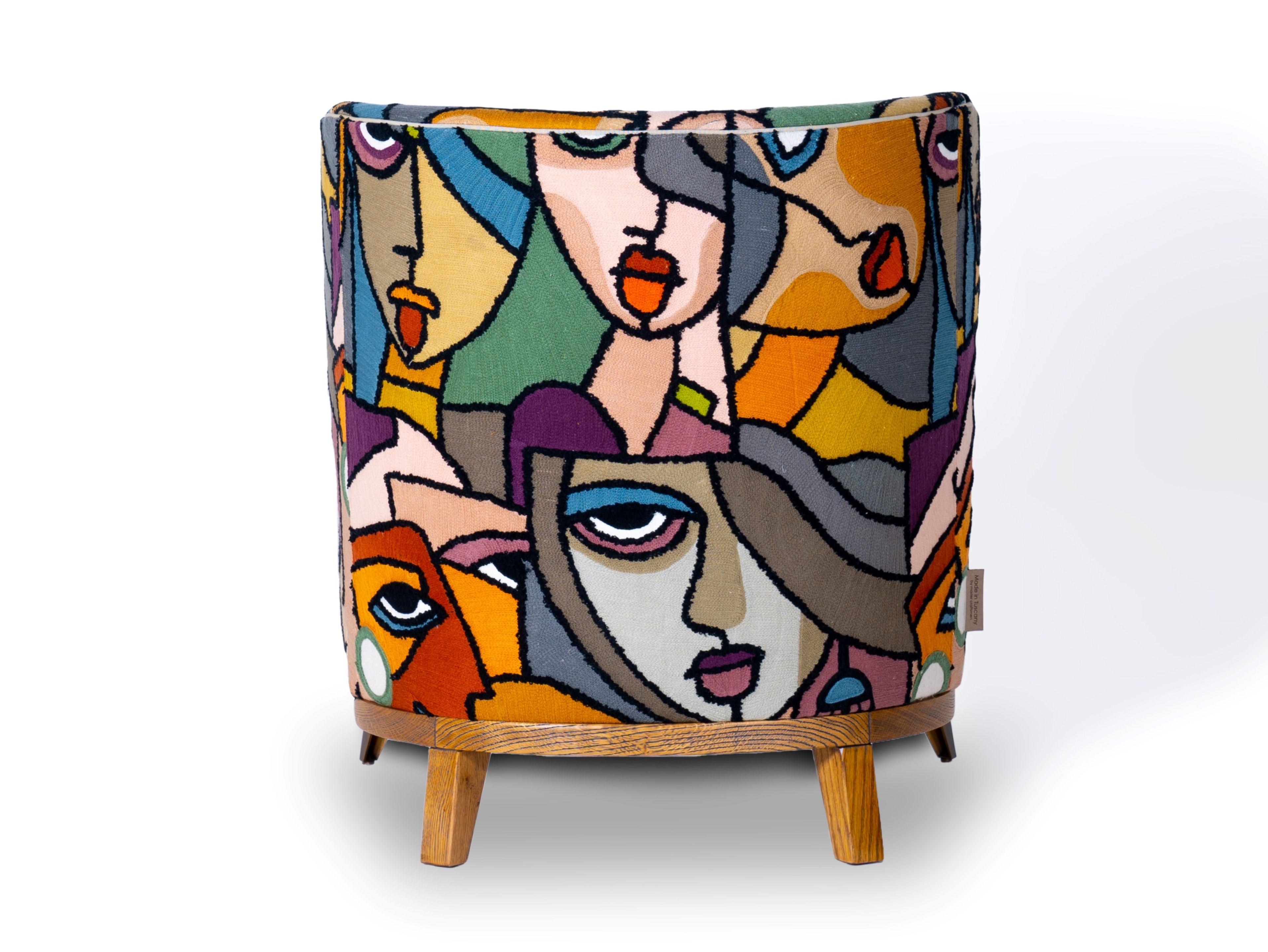 Тканевое кресло с подлокотниками Mantellassi 1926 Agostina ARCH-00022394 - Вид №4