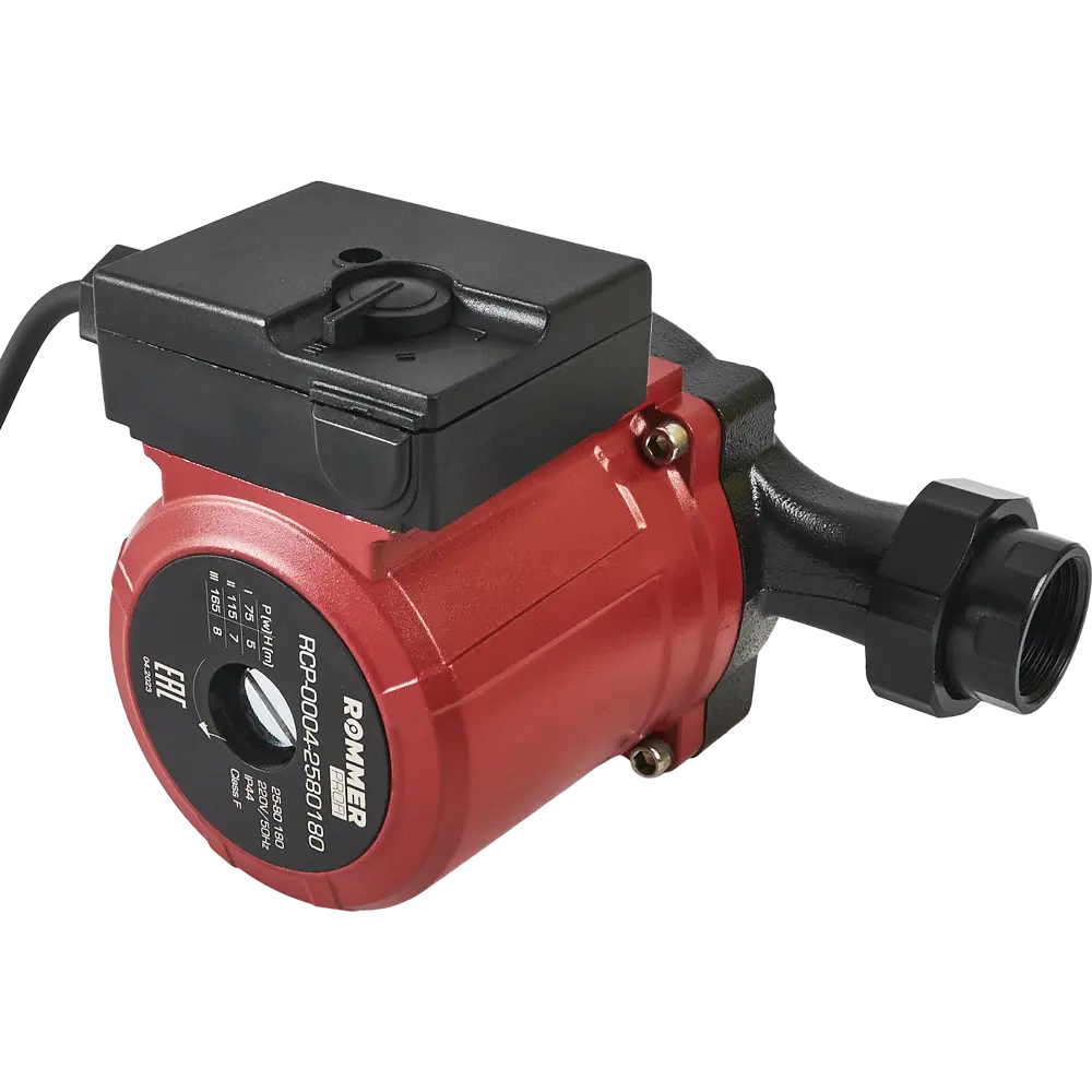 Циркуляционный насос Rommer Profi 25/8 180 мм с гайками 1 1/2" STLM-2080922 - Вид №6