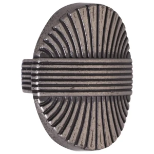 Мебельная ручка-кнопка Jet 194 ЦАМ цвет античное серебро