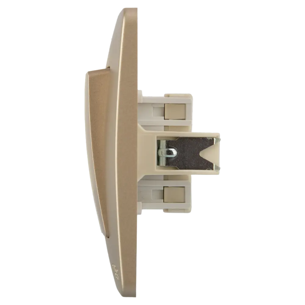 Выключатель встраиваемый Systeme Electric Blanca 2 клавиши цвет титановый STLM-2054042 - Вид №2