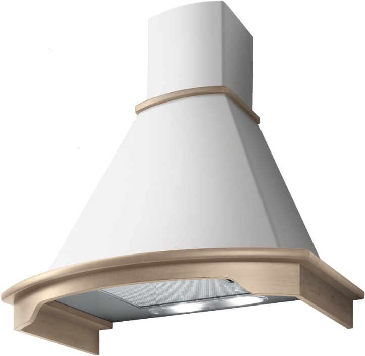 1106528 Вытяжка каминная Jetair DENVER WH/A/90 T.GREZZO белый/бежевый STDN-0061928