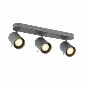 Спот потолочный светодиодный на 3 лампы серый Fanale SL597.701.03 ST LUCE FANALE 00-3924433 Серый