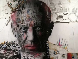 MOMENTI Авторский художественный принт Crazy home paintings Sk-005