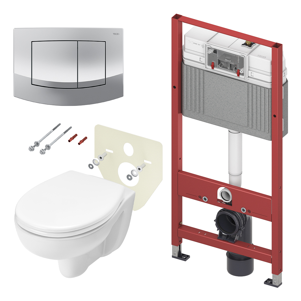 9400405.WC1 Комплекты из инсталляций, панелей смыва и унитазов ТЕСЕ V04 Tece 