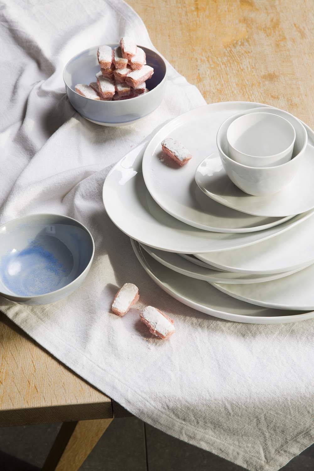 Овальная фарфоровая десертная тарелка POMAX Porcelino White ARCH-00144444 - Вид №1