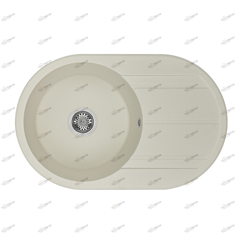 1A712932AI240 Мойка кухонная прямоугольная AQUATON АМИРА