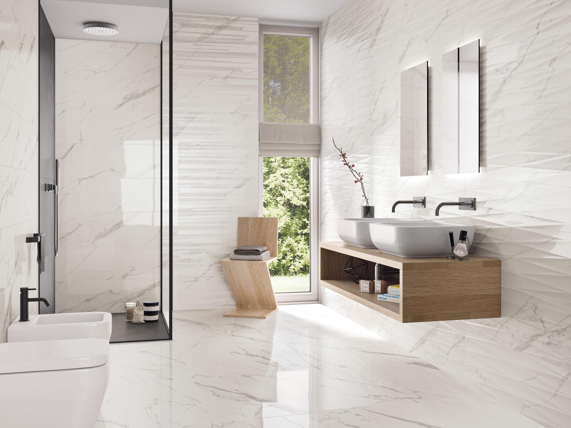 Белое керамическое покрытие с эффектом мрамора Supergres Purity of Marble ARCH-00085896 - Вид №1