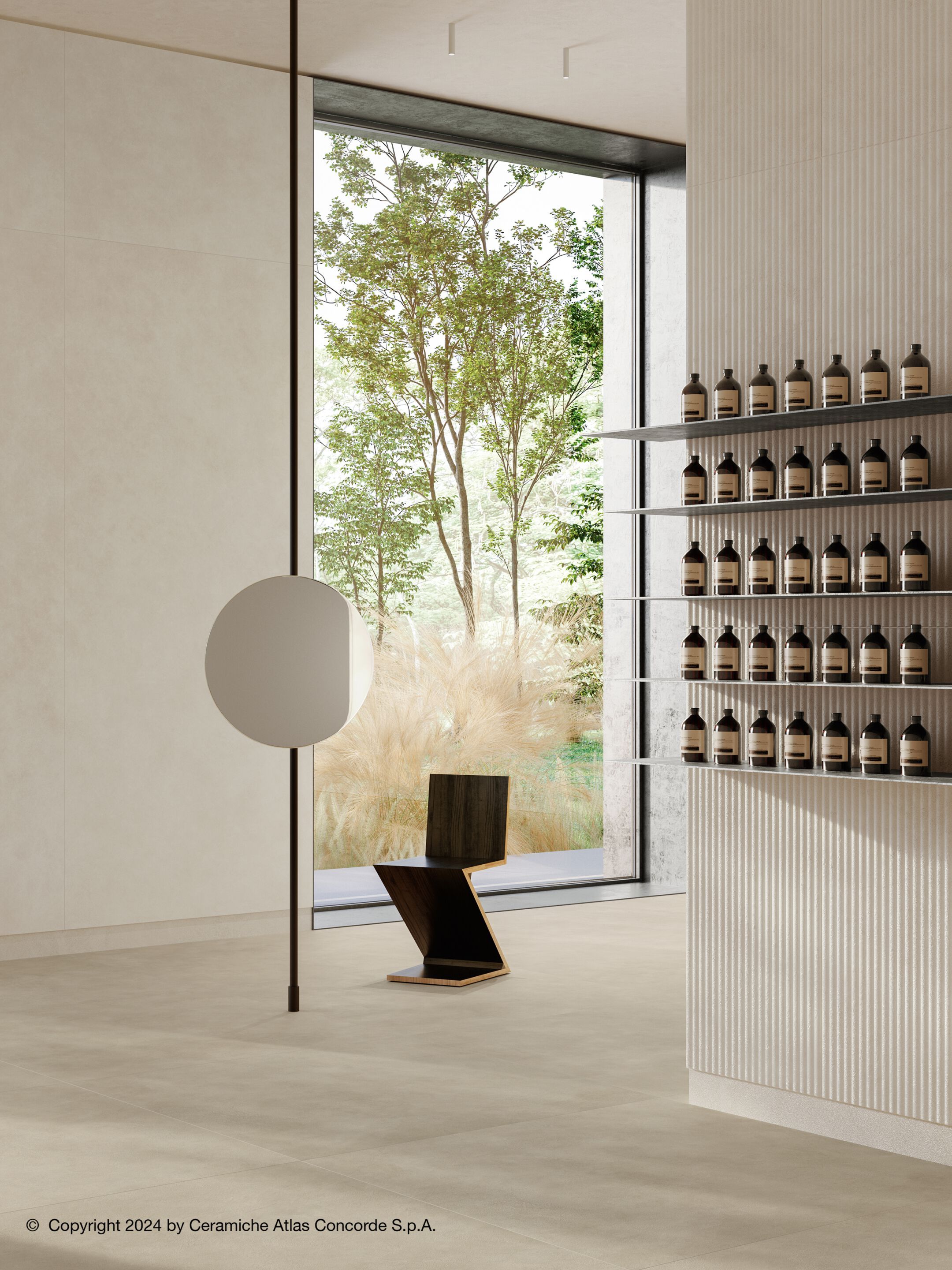 Пол / керамогранит с эффектом цемента Atlas Concorde Boost Expression ARCH-00072605 - Вид №2